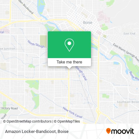 Mapa de Amazon Locker-Bandicoot
