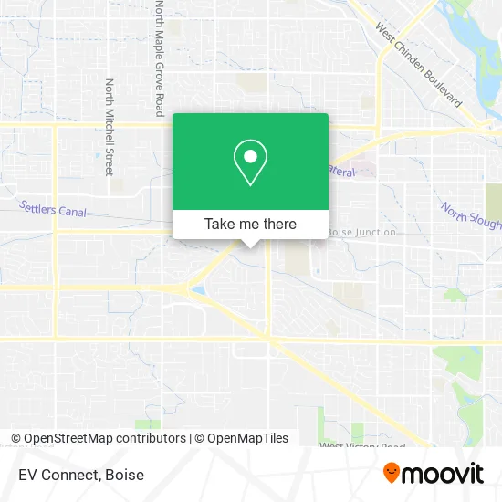 EV Connect map