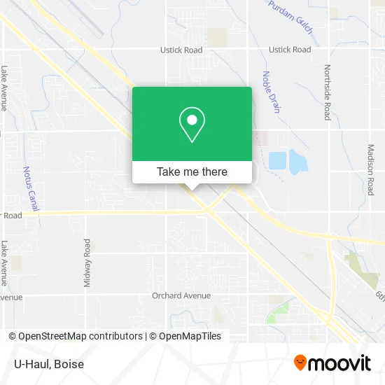 U-Haul map