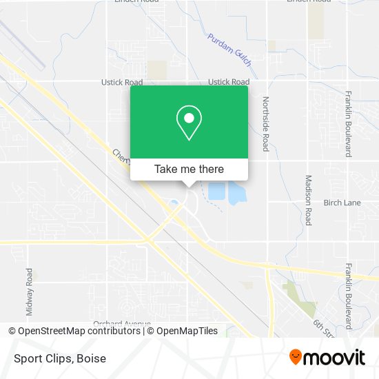 Sport Clips map