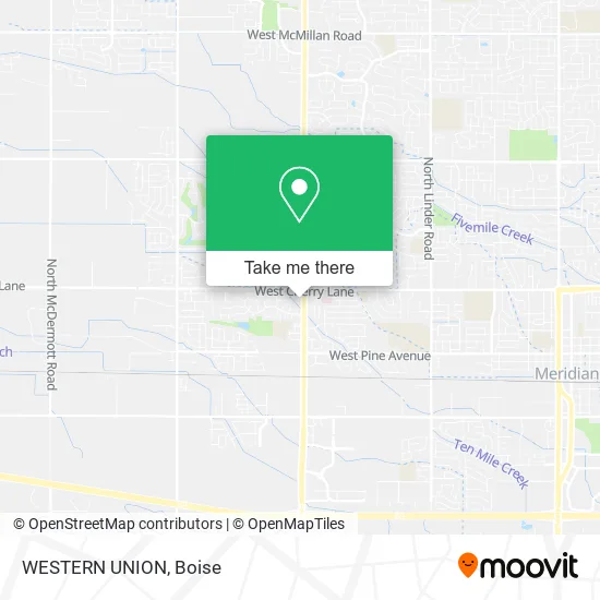 WESTERN UNION map