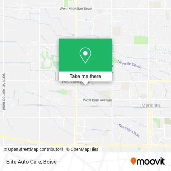 Elite Auto Care map