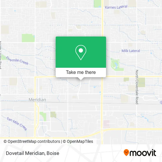 Mapa de Dovetail Meridian