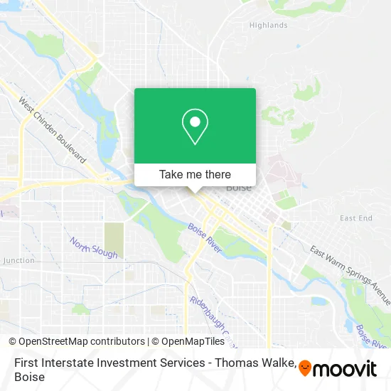 First Interstate Investment Services - Thomas Walke map
