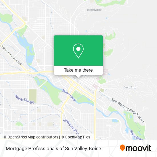 Mortgage Professionals of Sun Valley map