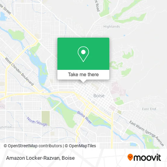 Mapa de Amazon Locker-Razvan
