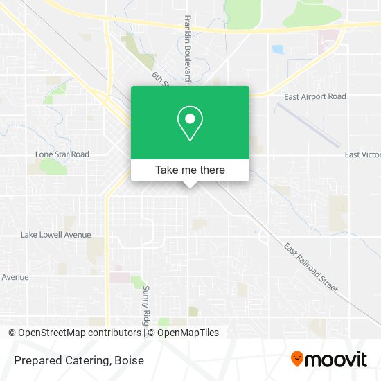 Mapa de Prepared Catering