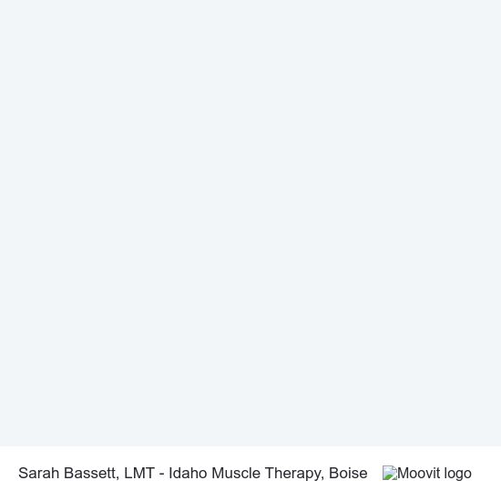 Mapa de Sarah Bassett, LMT - Idaho Muscle Therapy
