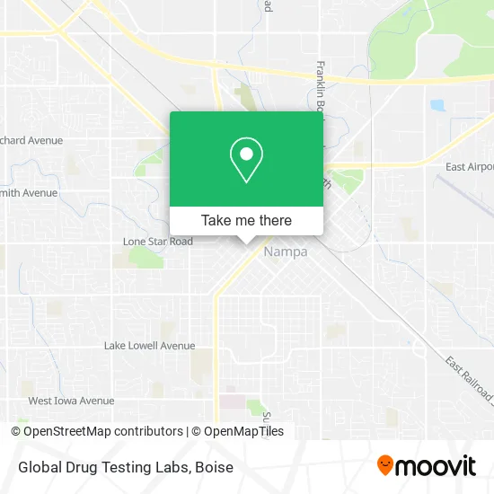 Global Drug Testing Labs map