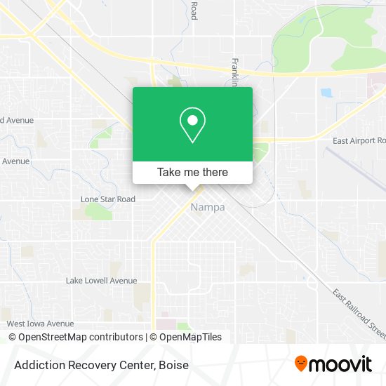 Addiction Recovery Center map