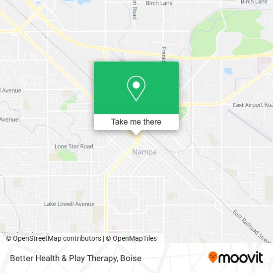 Better Health & Play Therapy map