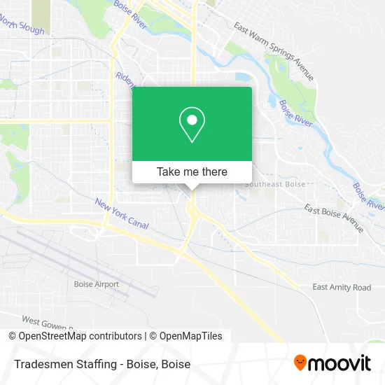 Tradesmen Staffing - Boise map