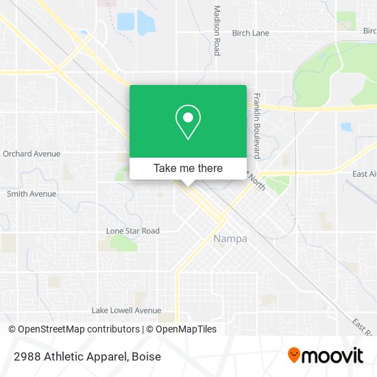 2988 Athletic Apparel map