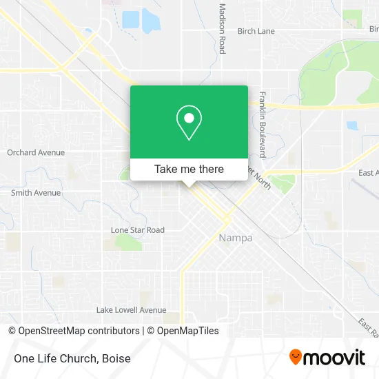 One Life Church map