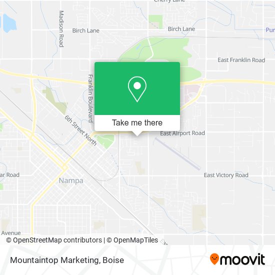 Mountaintop Marketing map