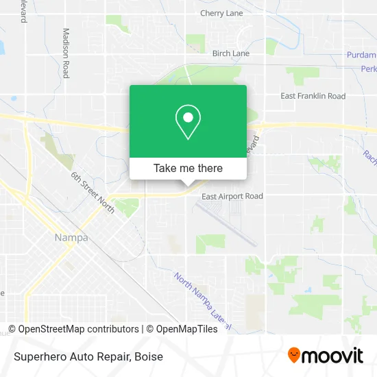 Superhero Auto Repair map