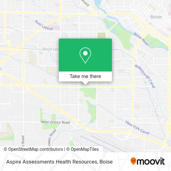 Aspire Assessments Health Resources map