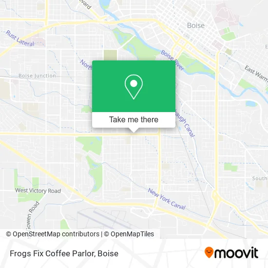 Frogs Fix Coffee Parlor map