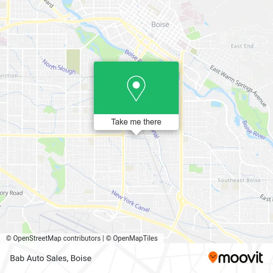 Bab Auto Sales map