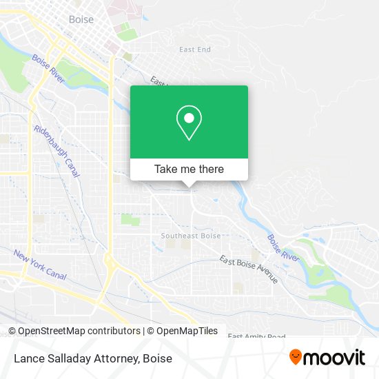 Lance Salladay Attorney map