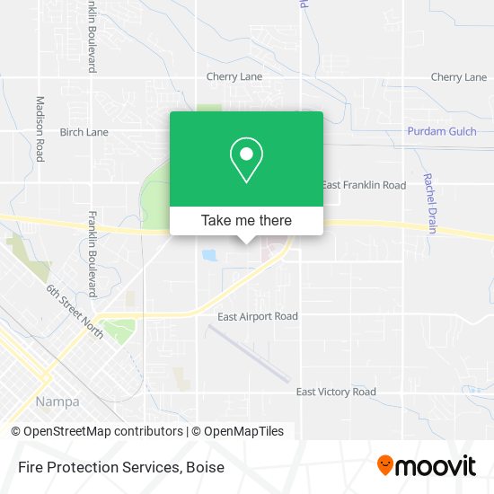 Fire Protection Services map