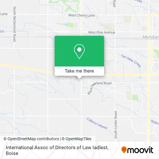 Mapa de International Assoc of Directors of Law Iadlest