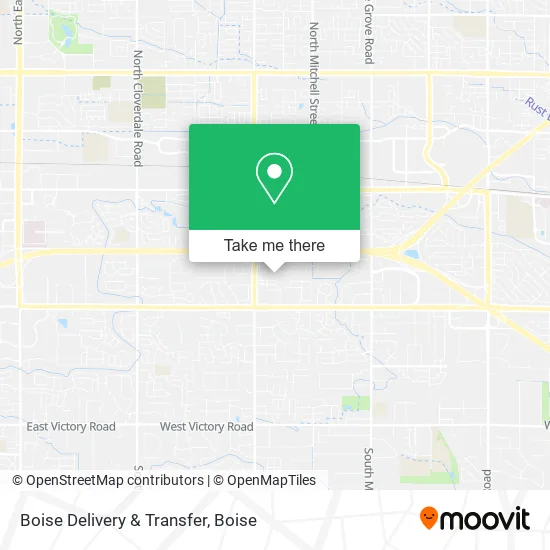 Boise Delivery & Transfer map