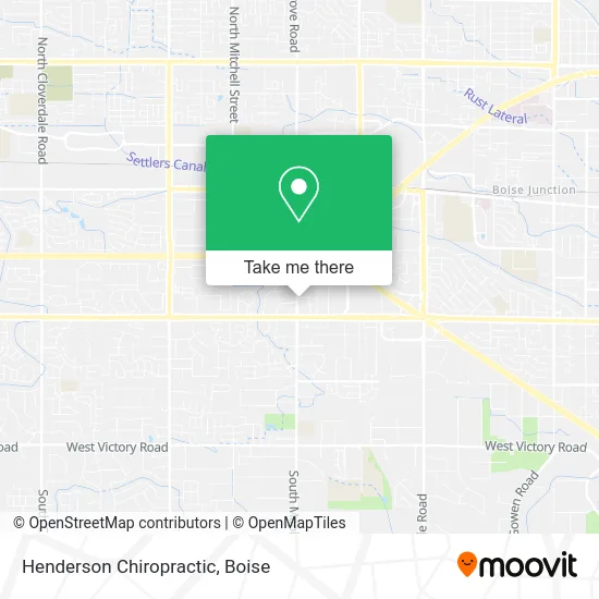 Henderson Chiropractic map