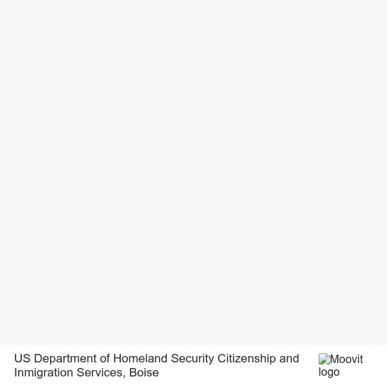 US Department of Homeland Security Citizenship and Inmigration Services map