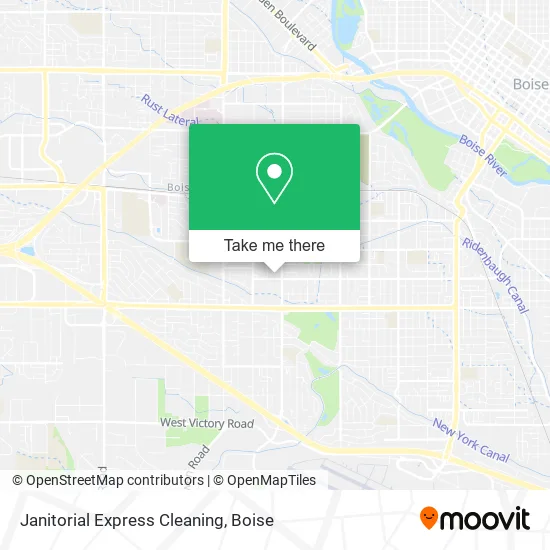 Janitorial Express Cleaning map