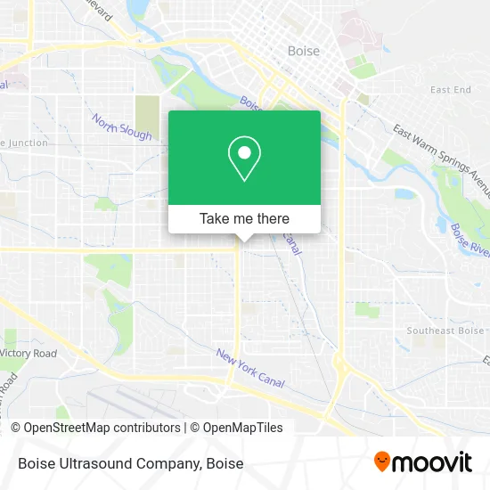 Boise Ultrasound Company map