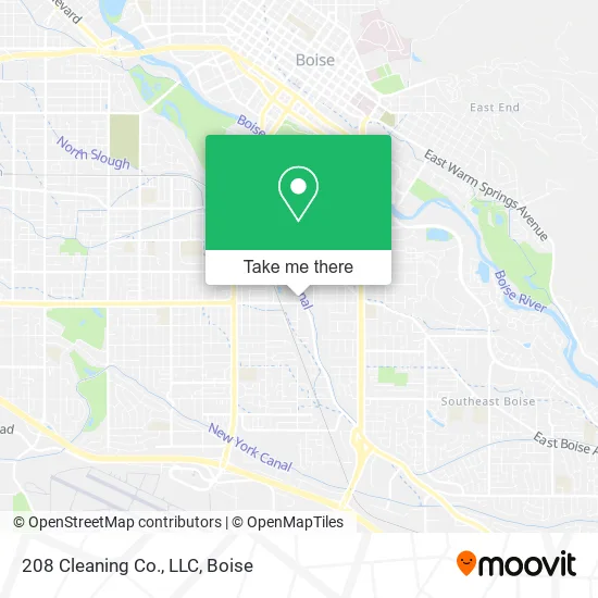 208 Cleaning Co., LLC map