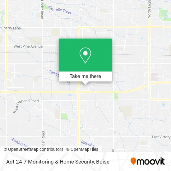 Adt 24-7 Monitoring & Home Security map