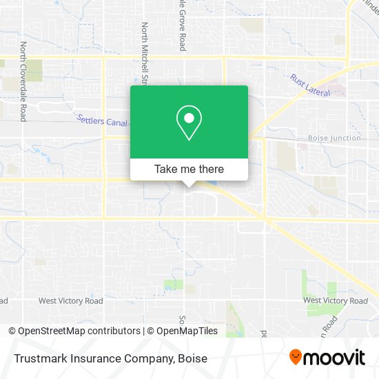 Trustmark Insurance Company map