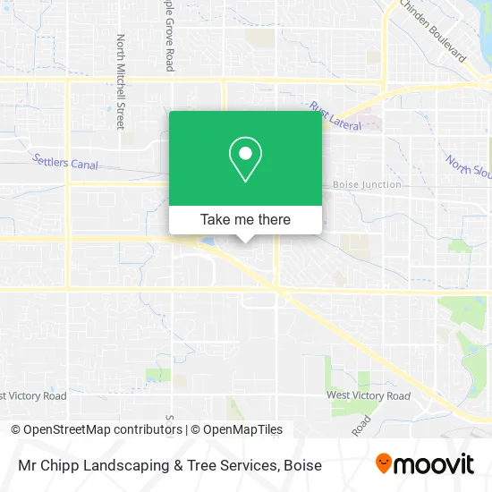 Mr Chipp Landscaping & Tree Services map