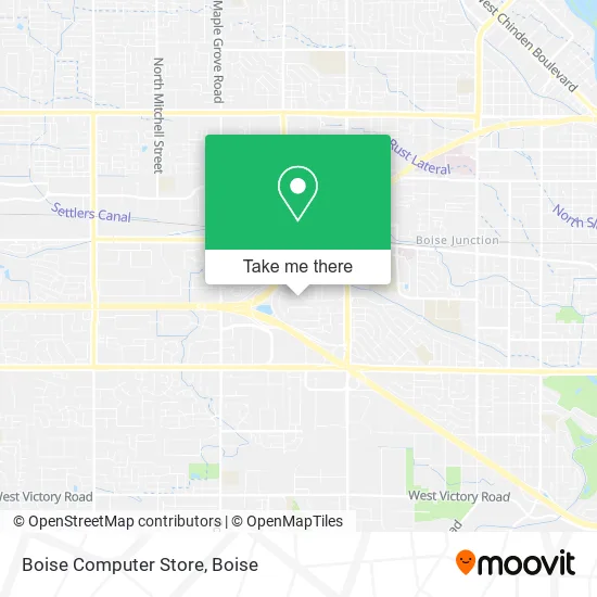 Boise Computer Store map