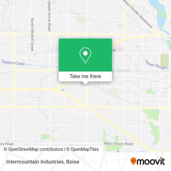 Intermountain Industries map