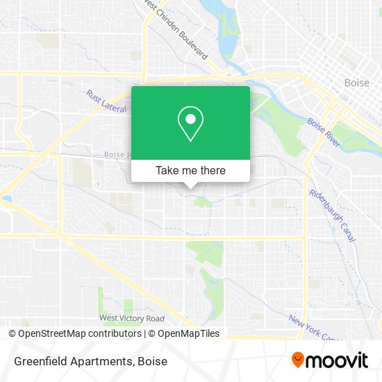 Greenfield Apartments map