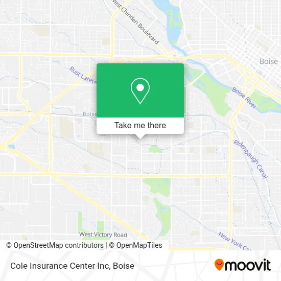 Cole Insurance Center Inc map