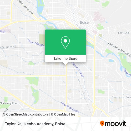 Taylor Kajukenbo Academy map