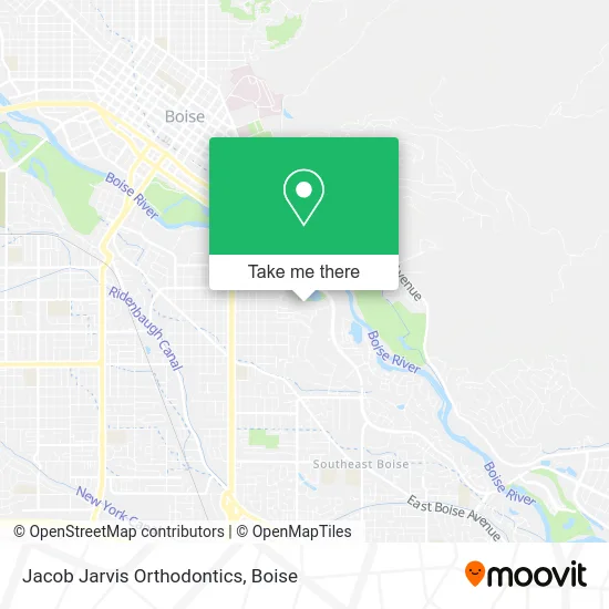 Jacob Jarvis Orthodontics map