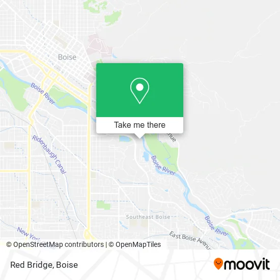Red Bridge map