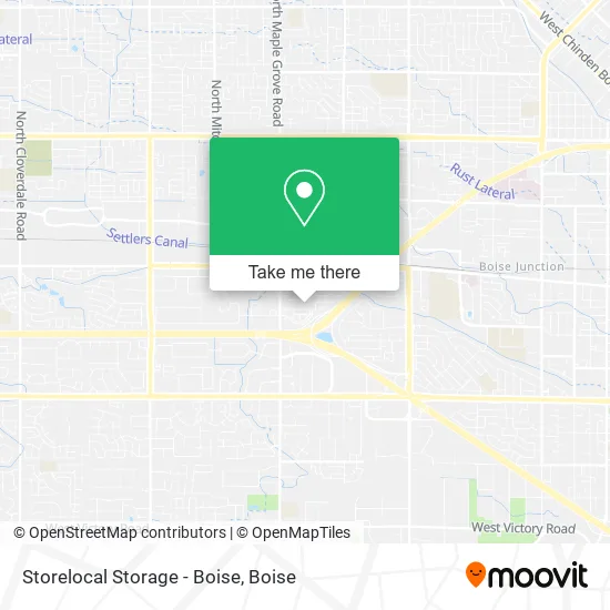 Storelocal Storage - Boise map