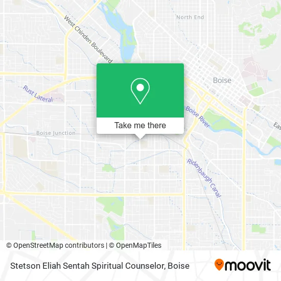 Mapa de Stetson Eliah Sentah Spiritual Counselor