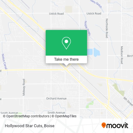 Hollywood Star Cuts map