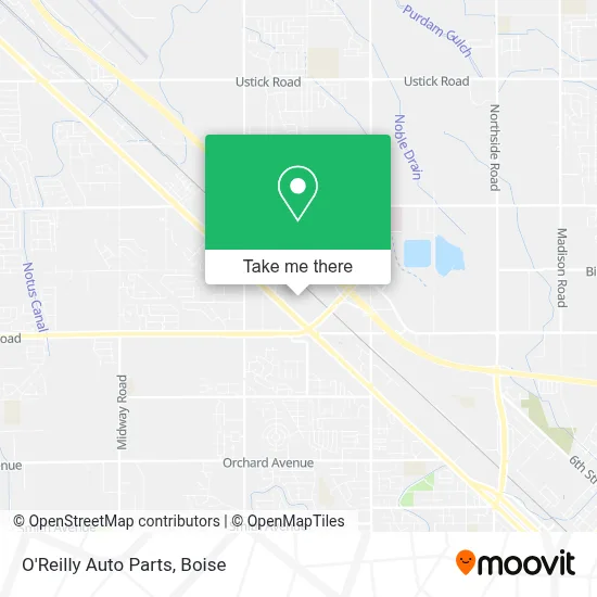 O'Reilly Auto Parts map