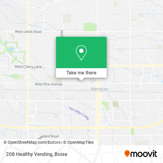 Mapa de 208 Healthy Vending