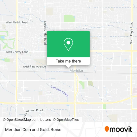 Mapa de Meridian Coin and Gold