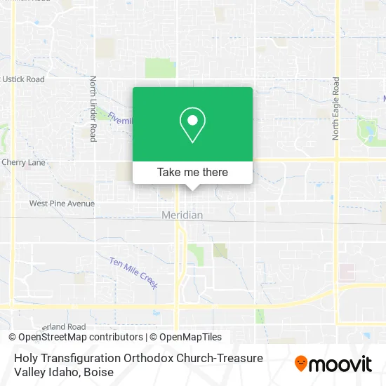 Mapa de Holy Transfiguration Orthodox Church-Treasure Valley Idaho