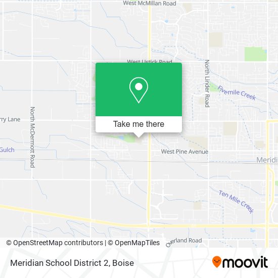 Mapa de Meridian School District 2